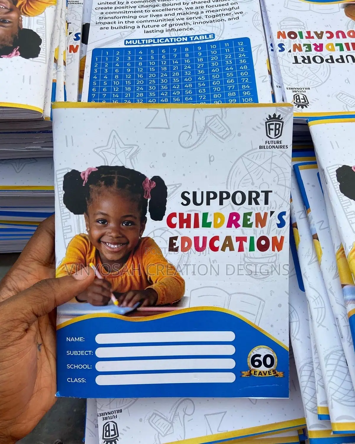 Exercise Book With Printing