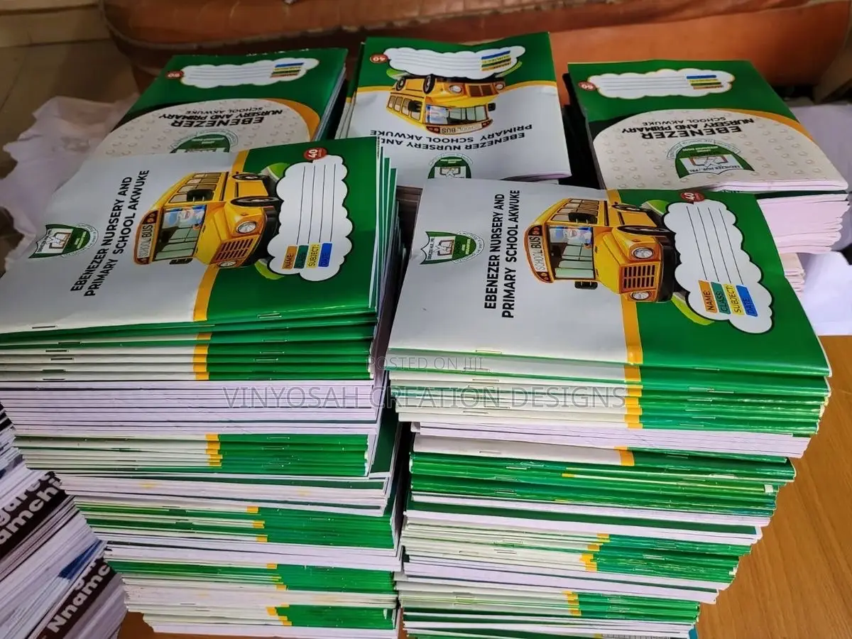 Exercise Book With Printing