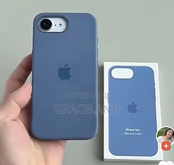 This Is Original Apple Silicone Case for iPhone 16e Alone