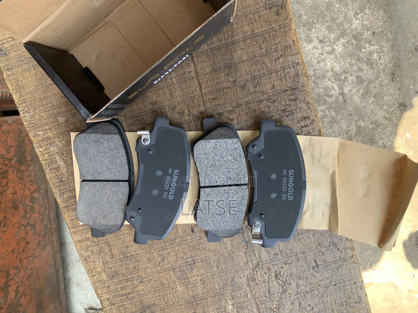 Original Sungold Brake Pads for Toyota Vitz