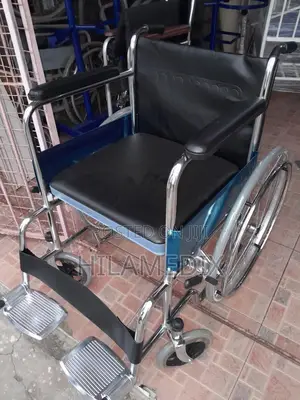 Commode Wheel Chair Without Backrest