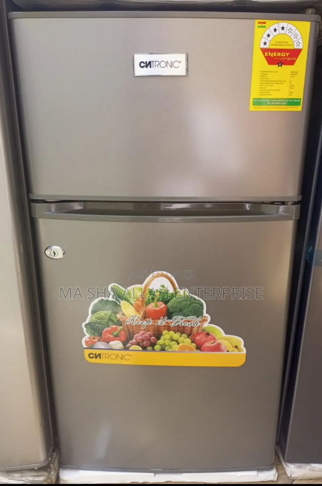 Energy Efficient And Powerful Cntronic 90 Liters Double Door Fridge