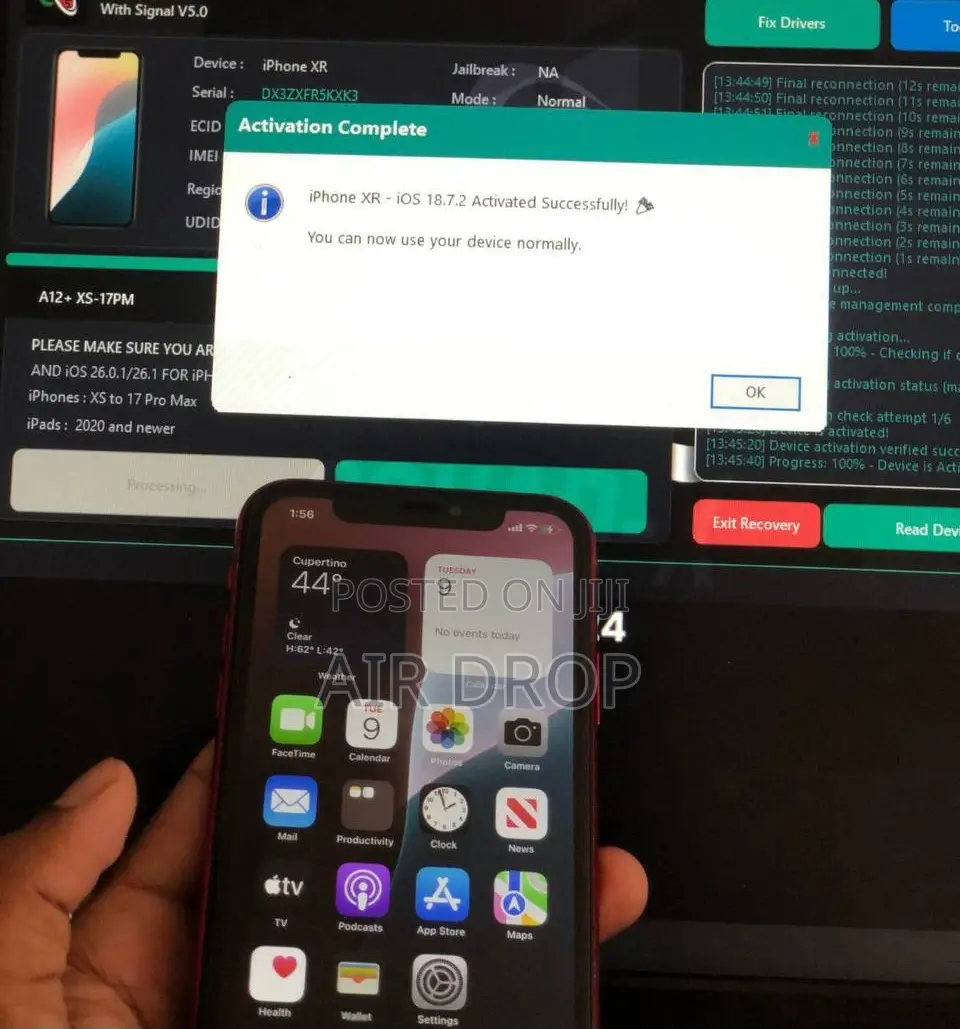 Icloud Bypass With With Signal and No Signal Check Description for Inf