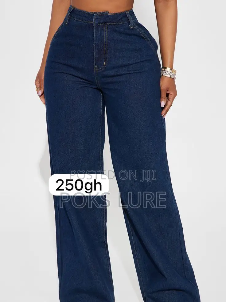 Jeans Trousers Wide Leg Very Comfortable