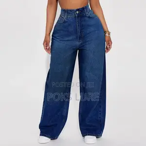 Jeans Trousers Wide Leg Very Comfortable
