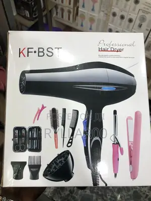 Professional Hair Dryer With Accessories