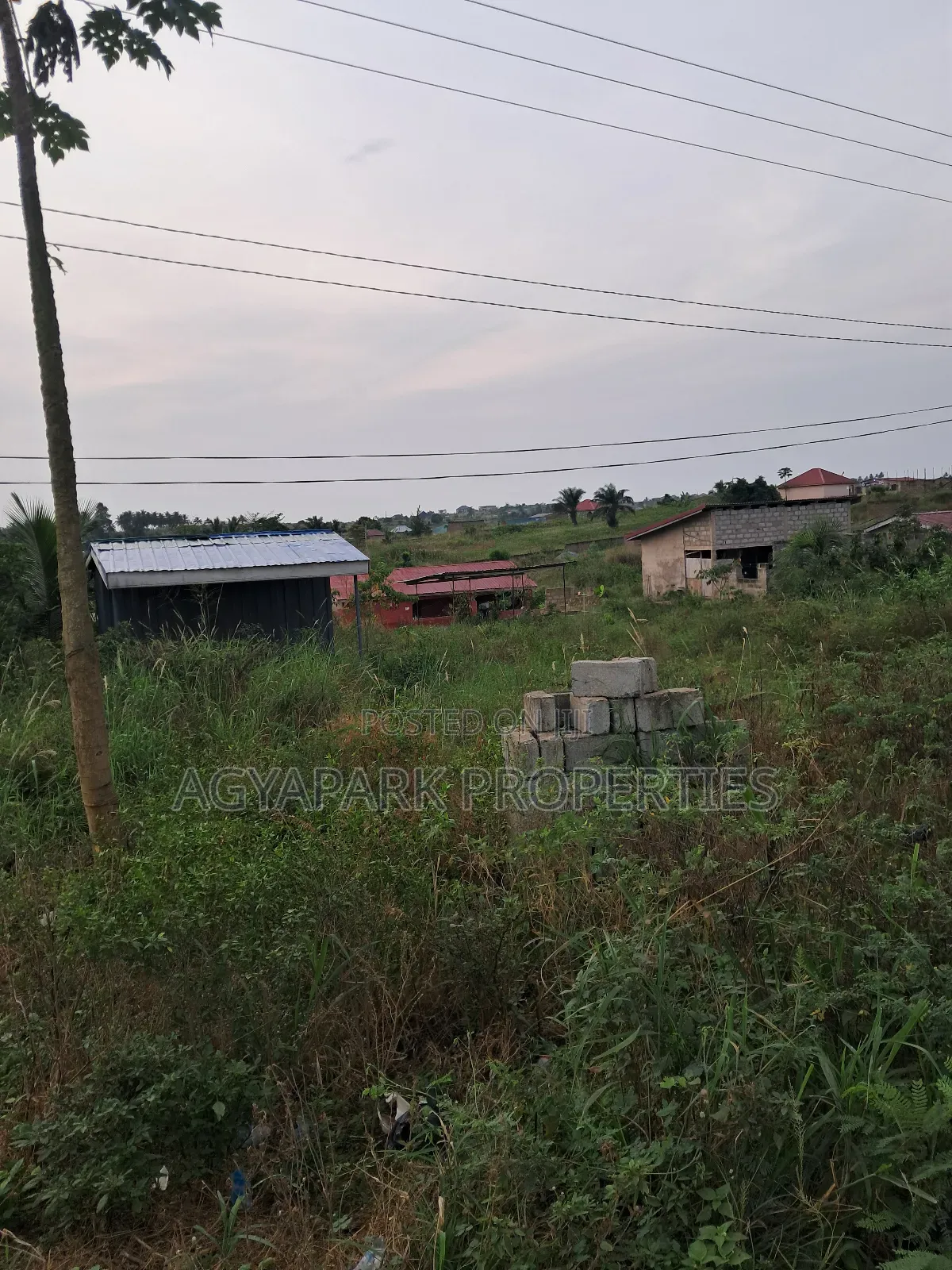 Roadside Land for Sale at Amasaman Obom