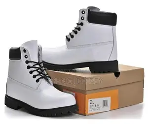 Original Timbeland Boot White With Black