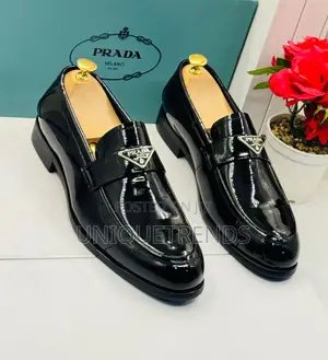 Executive Prada Patent Leather Loafers
