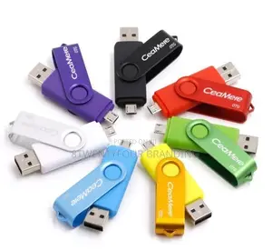 Flask Drives (Silver Metallic Branded Drives)