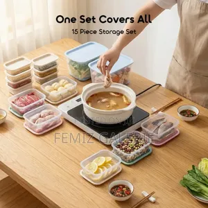 Oraimo Purestore Silver Ion Freshness Pp Food Storage Container-15pcs