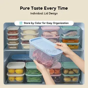 Oraimo Purestore Silver Ion Freshness Pp Food Storage Container-15pcs