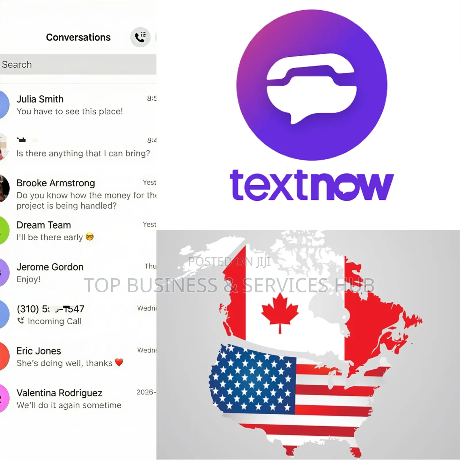 Textnow Numbers (Verified Account)