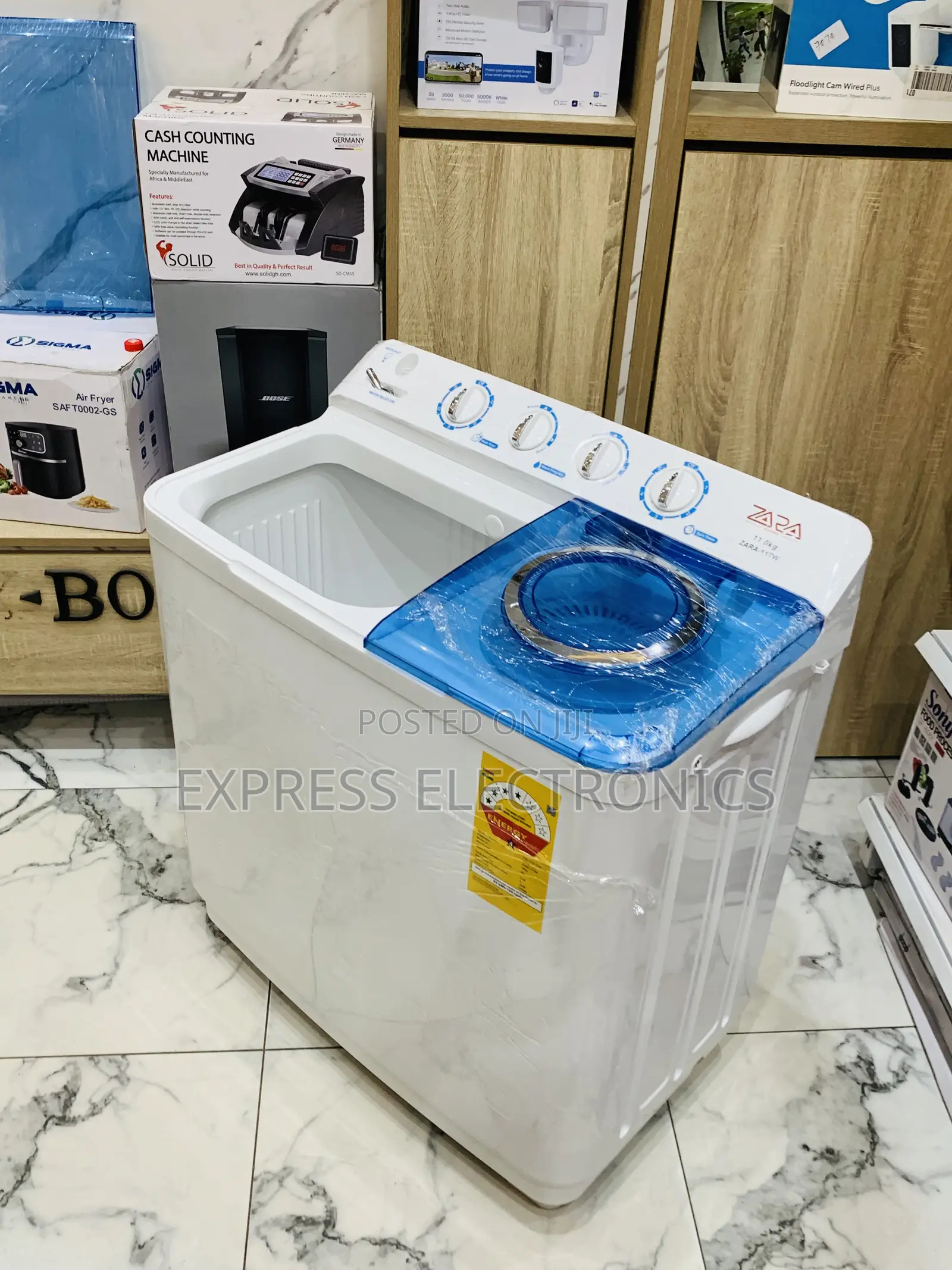 Available at 10gig Store Zara 11kg Semi Automatic Topload Twintub