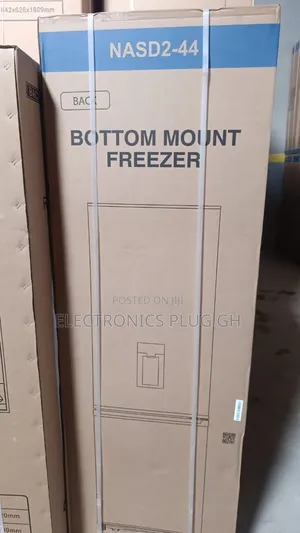 Nasco 287 Litres Bottom Freezer With Water Dispenser