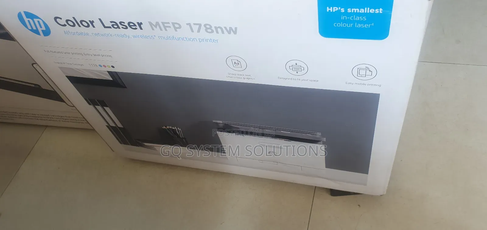HP Color Laser MFP 178nw Printer