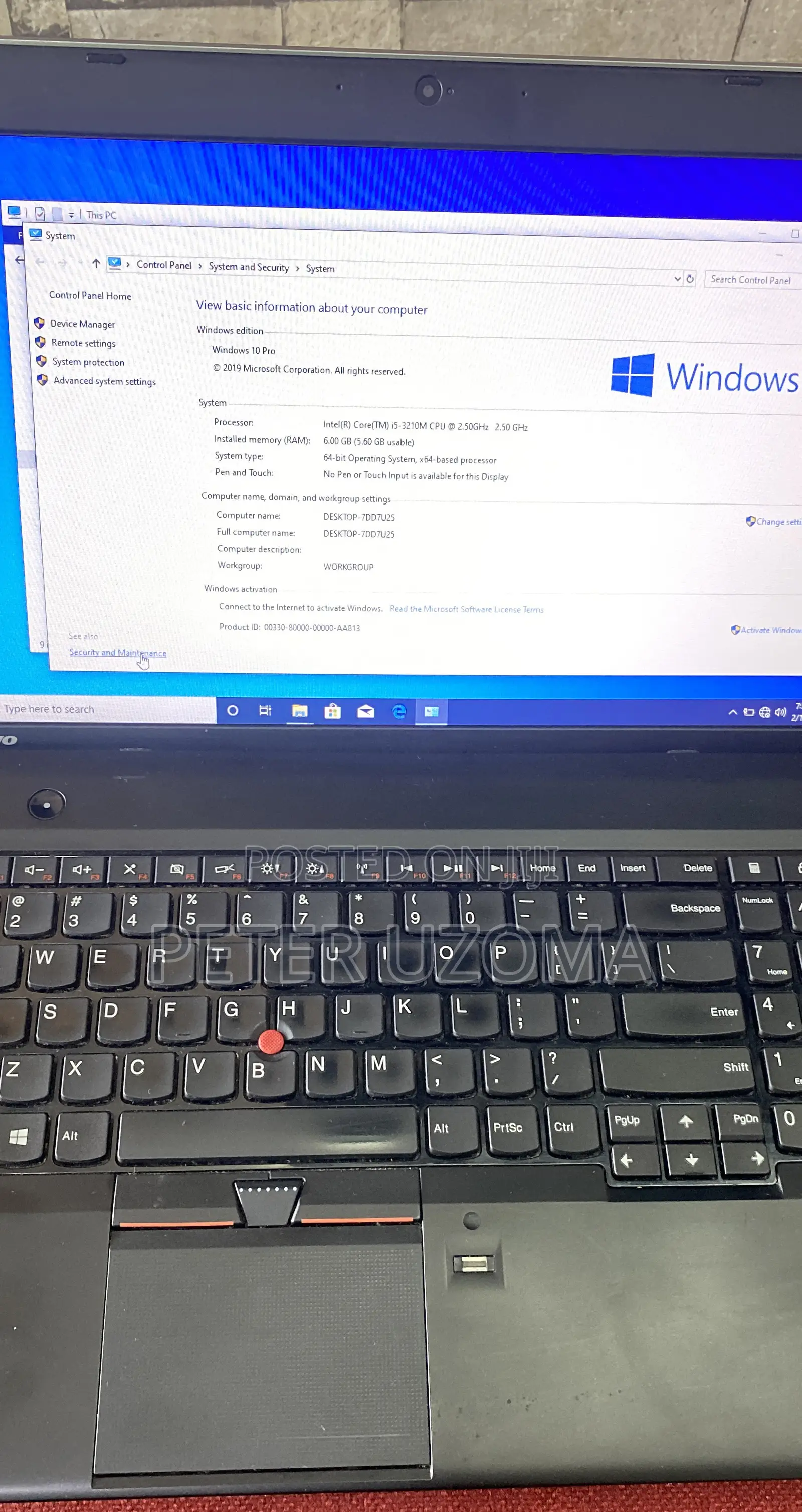Laptop Lenovo ThinkPad Edge E530 6GB Intel Core i5 HDD 256GB