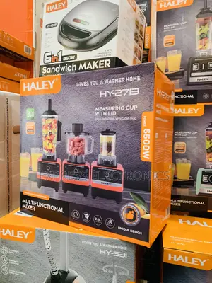 Lovely New Sleek Haley-Hy-2713 Halley Blender 3 Jars 5500watt 15speed