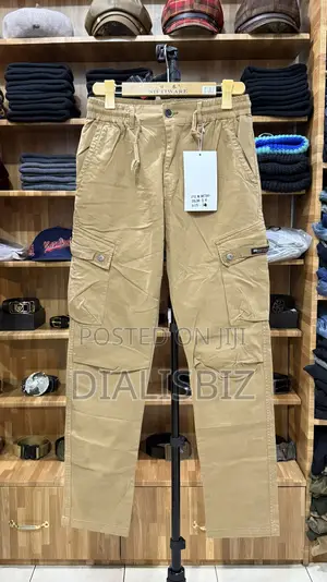 Kaki Side Pockets