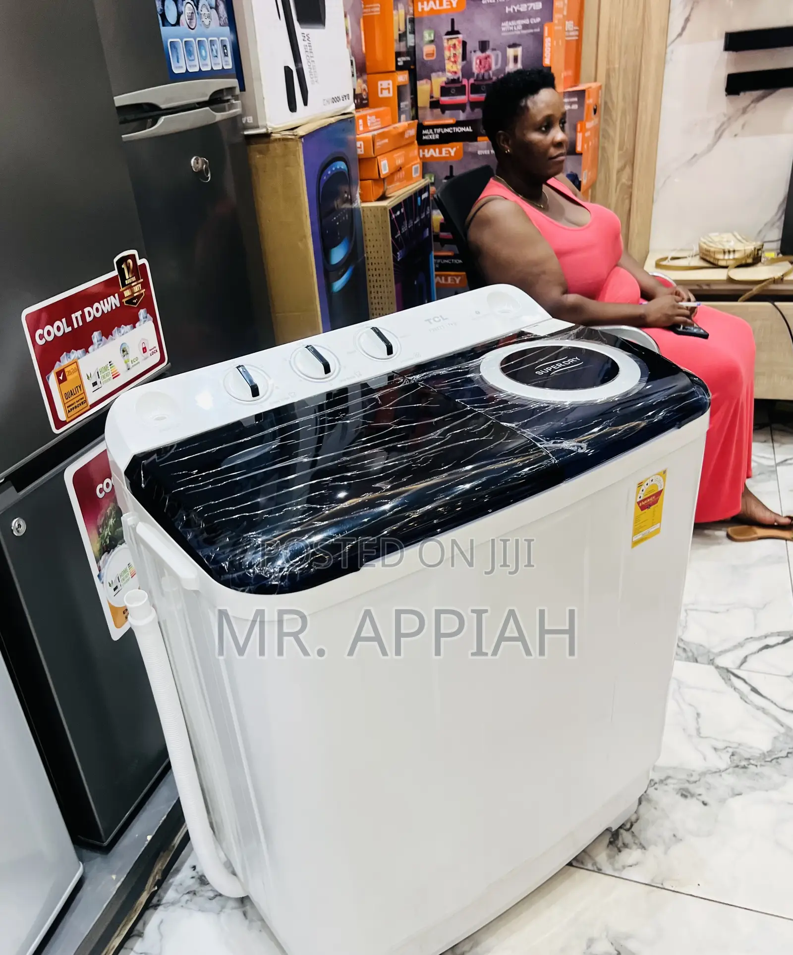 Lovely Design TCL-F20tt Semi-Automatic Electric Washing Machine(White)