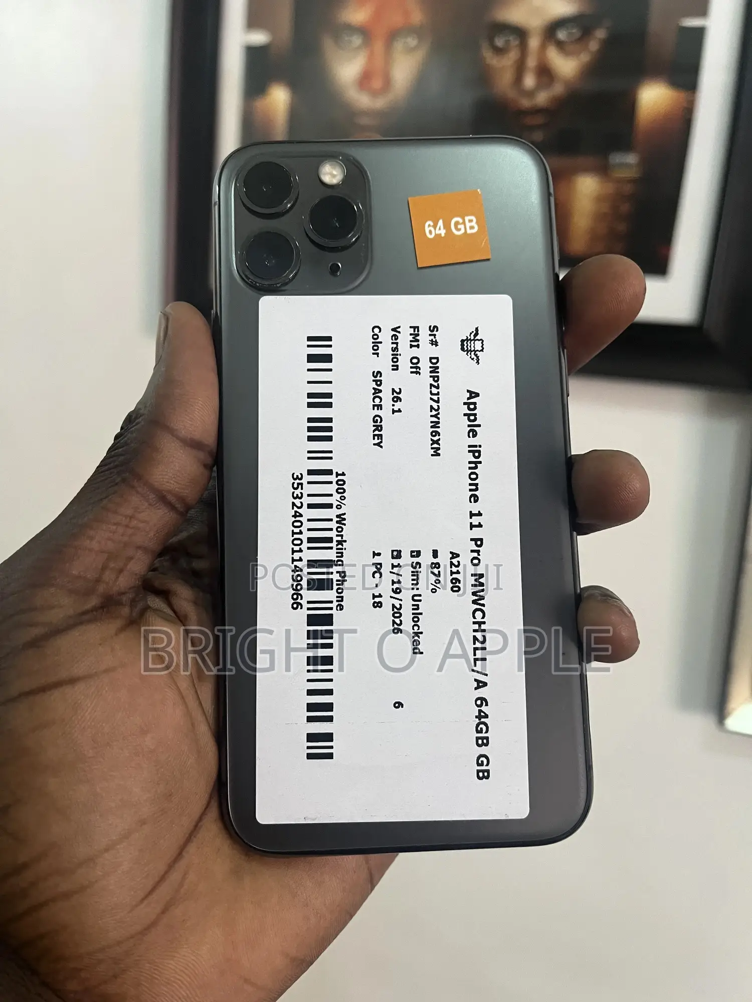New Apple iPhone 11 Pro 64 GB Gray