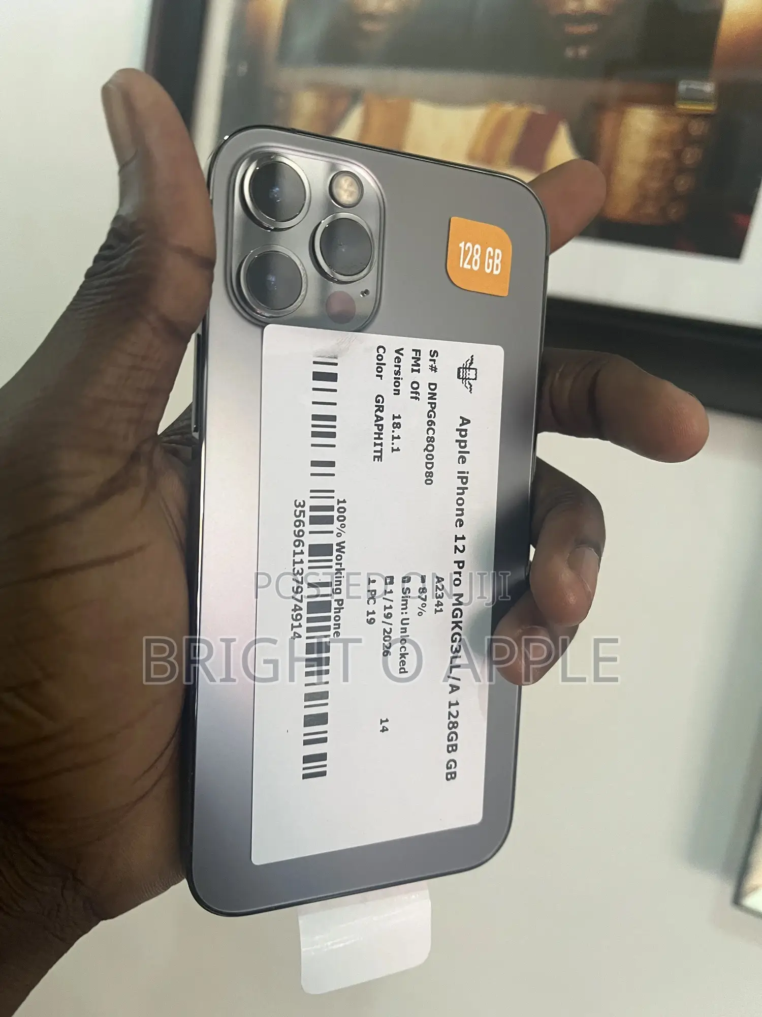New Apple iPhone 12 Pro 128 GB Gray