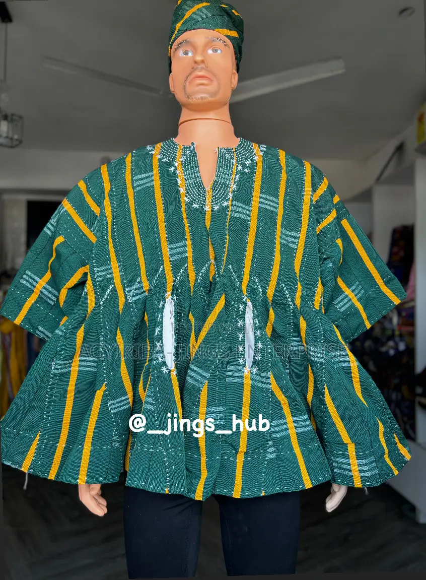 Green and Yellow Smock