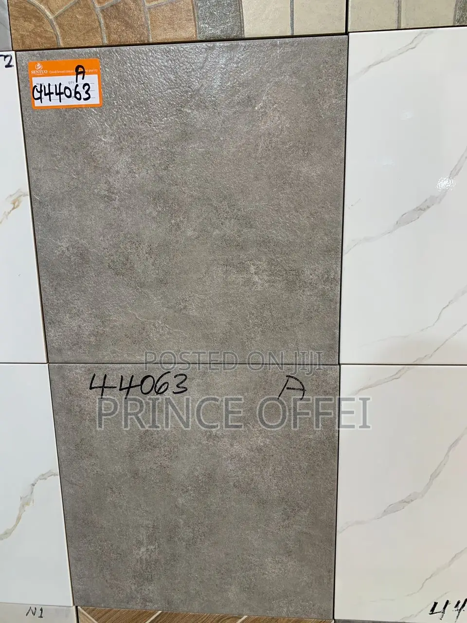 40/40cm Ghana Made Floor Tiles. Unpolished