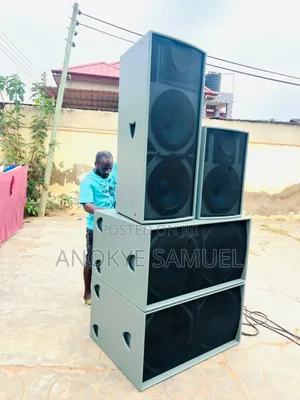 Sound Speakers With Mixers,microphones Etc