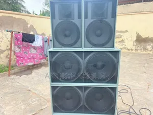 Sound Speakers With Mixers,microphones Etc
