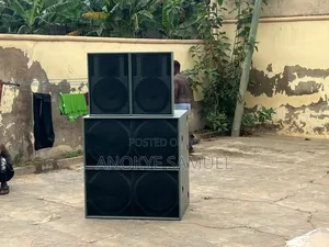 Sound Speakers With Mixers,microphones Etc