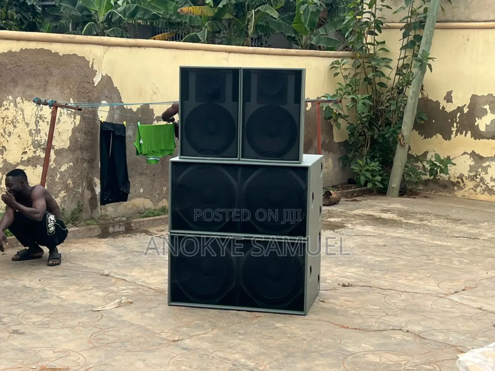 Sound Speakers With Mixers,microphones Etc