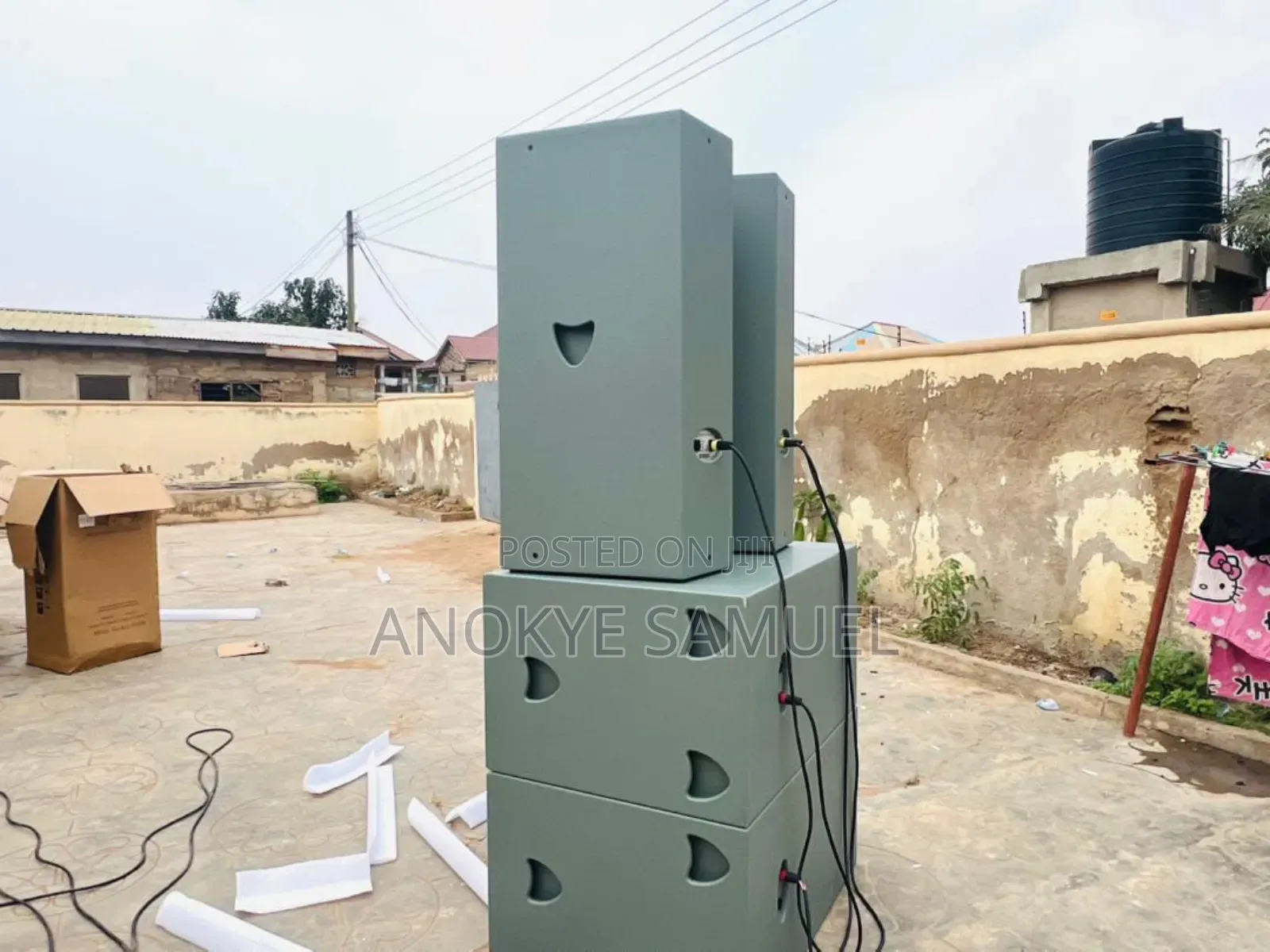 Sound Speakers With Mixers,microphones Etc