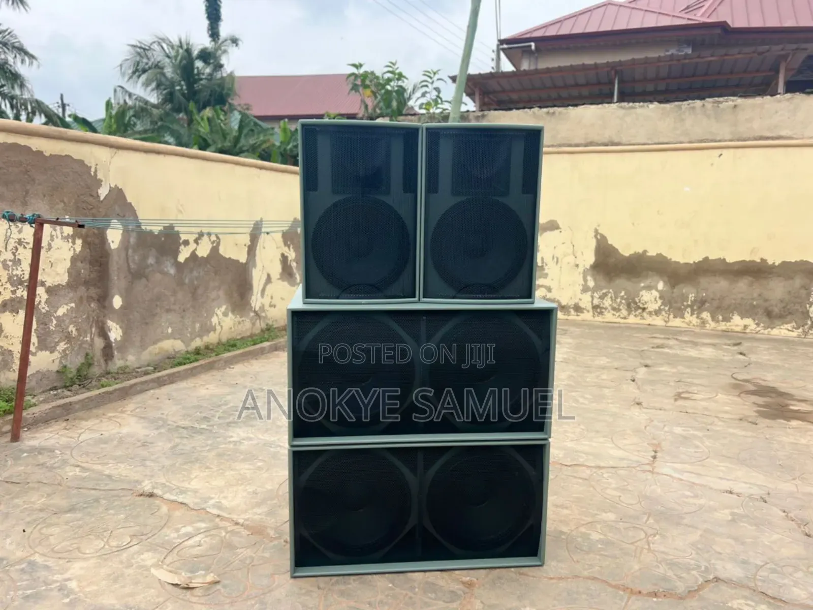 Sound Speakers With Mixers,microphones Etc