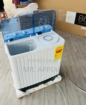 New Nasco Semi-Automatic Washing Machine(Nastt-Js80)Twin Tub.