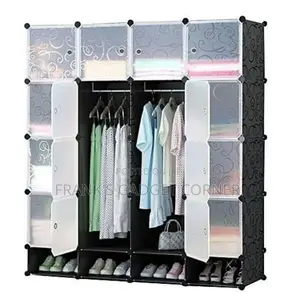 16 Cubes Plastic Wardrobe