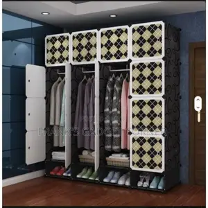 16 Cubes Plastic Wardrobe