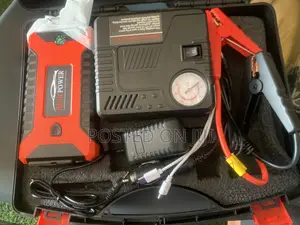 Car Jump Starter and Tire Pump Set Complete Kits