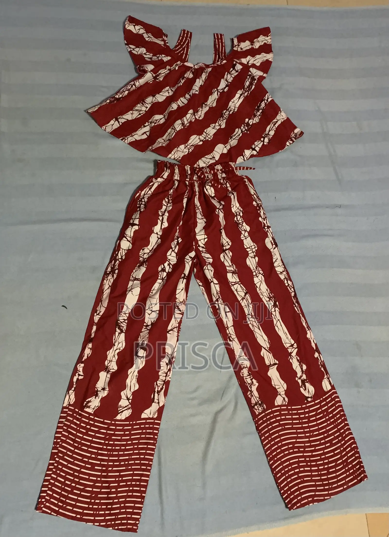 African Print Palazzo Pants/Tops(Mampy Wear)