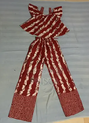 African Print Palazzo Pants/Tops(Mampy Wear)