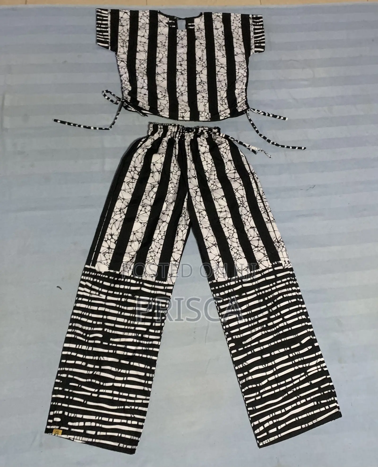 African Print Palazzo Pants/Tops(Mampy Wear)