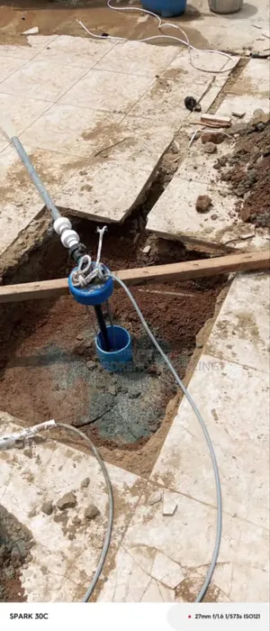 Borehole and Installation of Pump