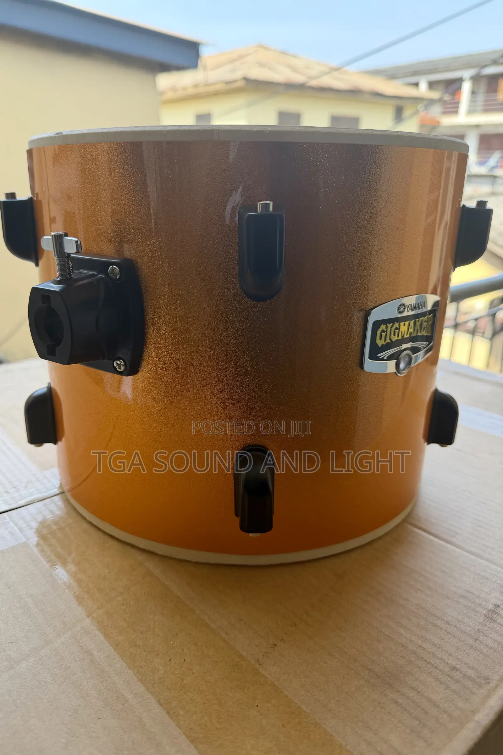 Yamaha Gigmaker 5pcs Complete Drum Set [Golden Color]