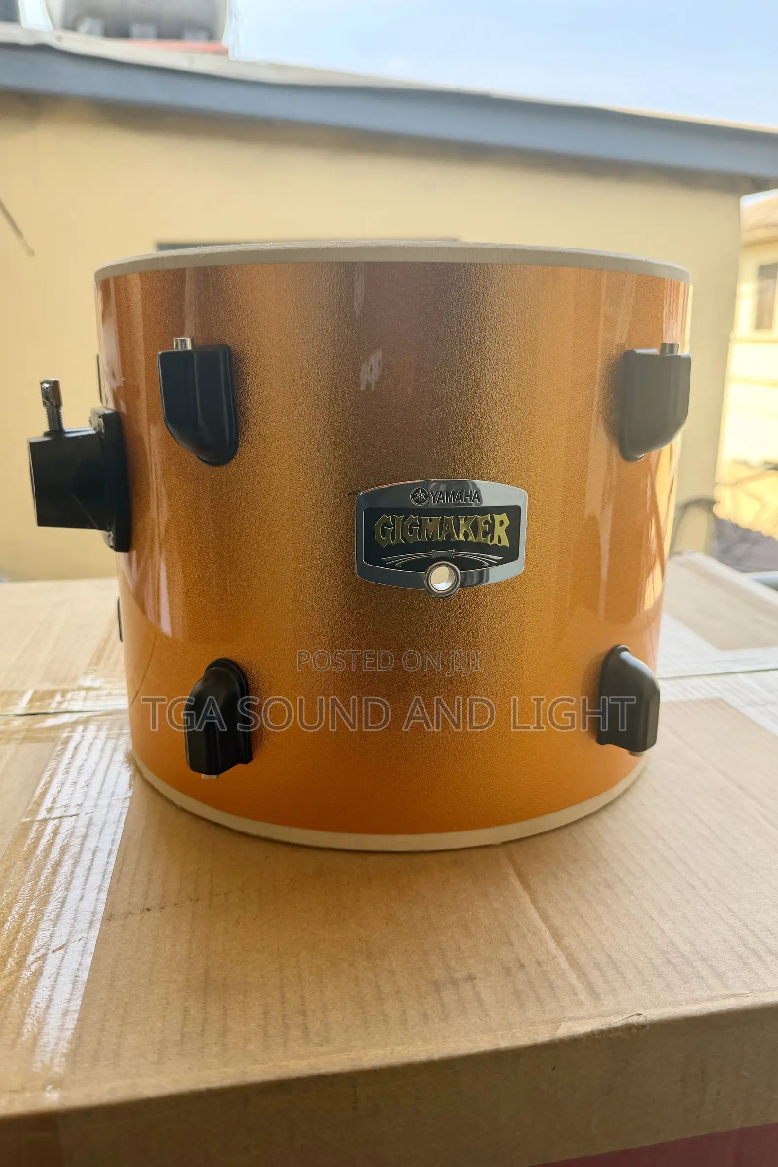 Yamaha Gigmaker 5pcs Complete Drum Set [Golden Color]