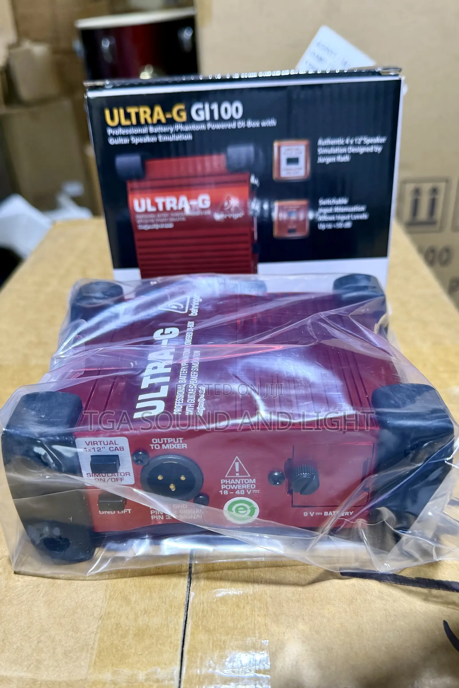 Behringer Ultra-g Gi100 1-channel Active Guitar Direct Box