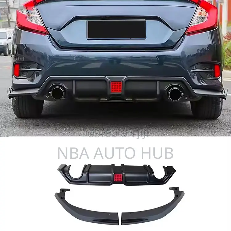 Honda Civic Back Bumper Diffuser Lip With Break Light