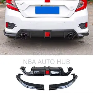 Honda Civic Back Bumper Diffuser Lip With Break Light