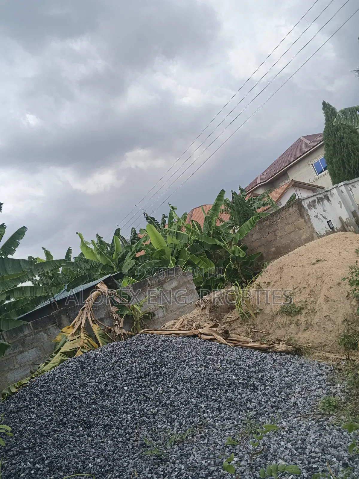A Plot of Land With Footing for Sale at Oyarifa Teiman
