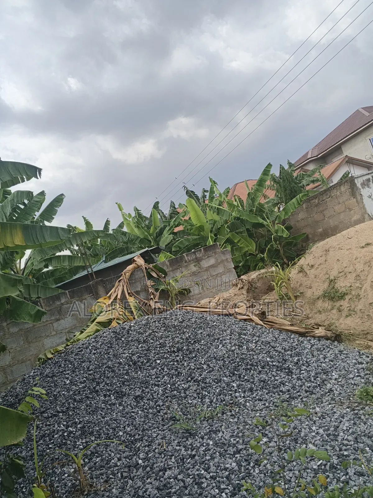 A Plot of Land With Footing for Sale at Oyarifa Teiman