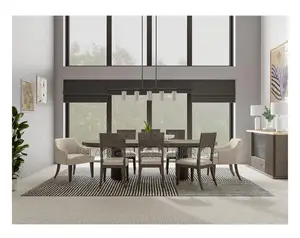 Frandlyn 9pc Dining Set (Table + 8 Side Chairs)